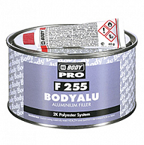 BODY Шпатлевка полиэфирная с AL 255 серебрянный 1кг 1/12шт